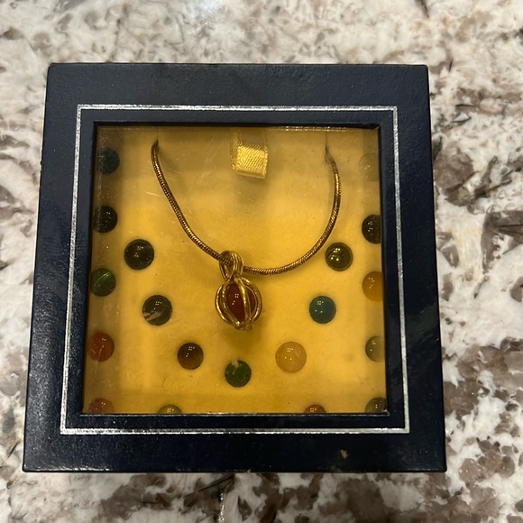 Sterling silver Italy, 925 necklace with crystal stones vintage old school retro - Picture 1 of 3
